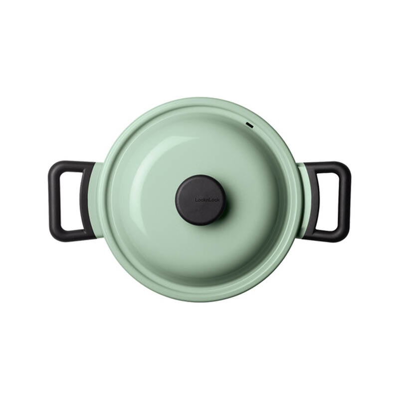 Nồi Decor Hai Tay Cầm Locknlock 24cm - Màu Mint - LDE1244IH, , large image number null